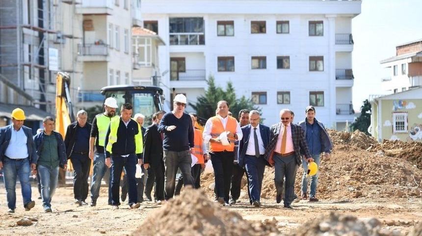 Malltepe’de Kapalı Pazar Yerinin Temeli Atıldı
