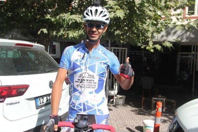 Bisikleti Ile Çıktığı Türkiye Turunda Bingöl'e Geldi