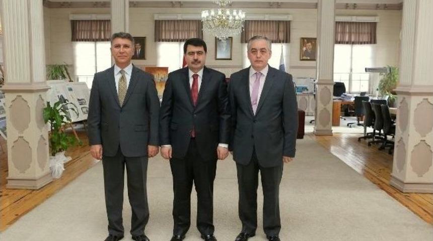 Vali Şahin, Başkan Aydın&rsquo;ı Ziyaret Etti