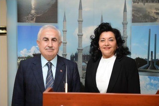 Kırklareli Valisi Civelek’ten Edirne Valisi Şahin’e Ziyaret