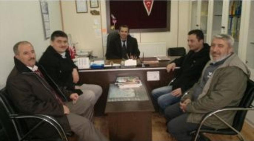 Kutluhanlar İlkokulu M&uuml;d&uuml;r&uuml; Arslan&rsquo;a &rdquo;hayırlı Olsun&rdquo; Ziyareti