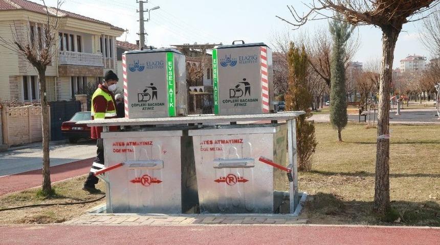 Elazığ&rsquo;da Yer Altı &Ccedil;&ouml;p Konteynerleri Yaygınlaşıyor