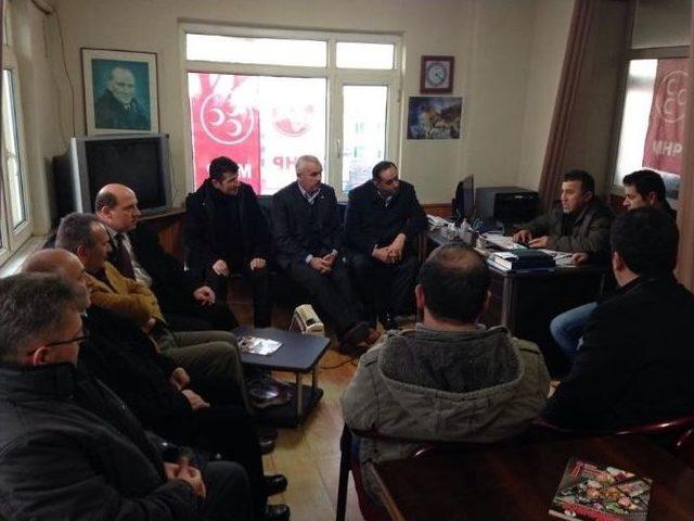 Mhp İl&ccedil;e Başkanları Bir Araya Geldi 1