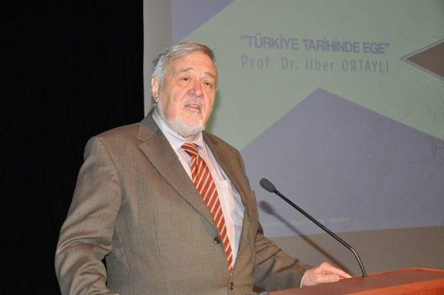 Ege &Uuml;niversitesinde İlk Ders İlber Ortaylı&rsquo;dan 3