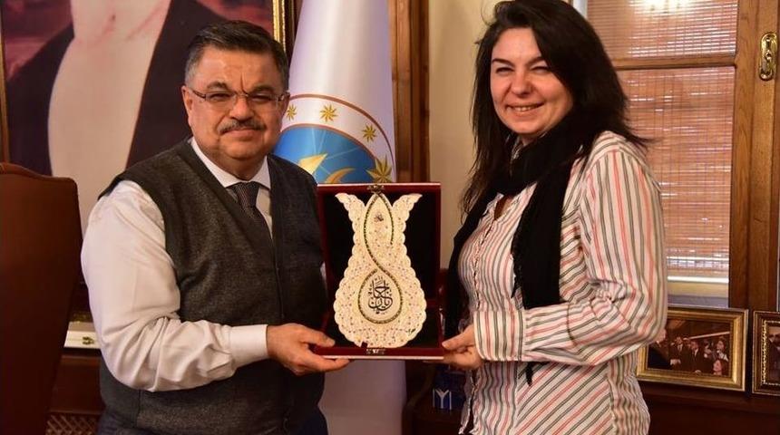 Ak Parti Mkyk &Uuml;yesi İskenderoğlu&rsquo;dan Başkan Yağcı&rsquo;ya Ziyaret