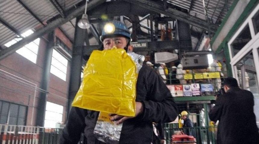 Madenciye 60 Dakika Yetecek &ldquo;oksijen Maskesi&rdquo;