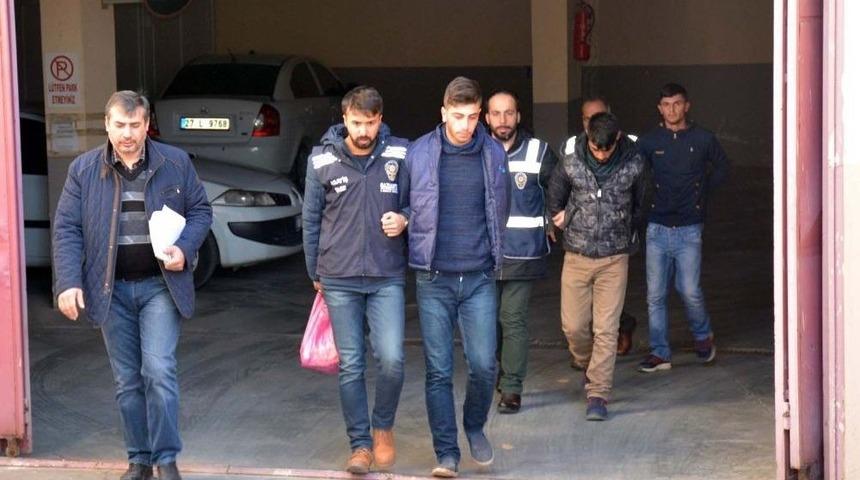Gaziantep Yakalanan 5 Kapka&ccedil;&ccedil;ı Tutuklandı