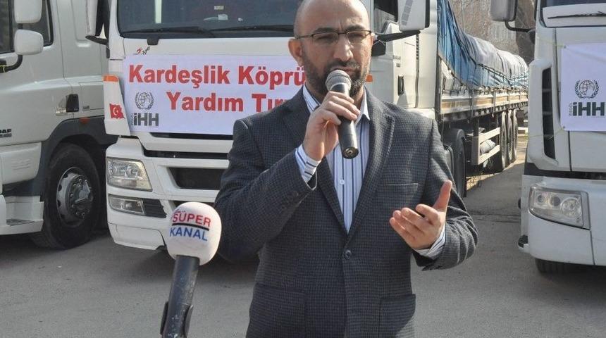 İneg&ouml;l&rsquo;den Afrin Ve İdlib&rsquo;e 7 Tır Yardım