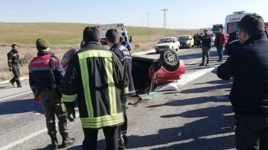 Otomobil Takla Attı: 5 Yaralı