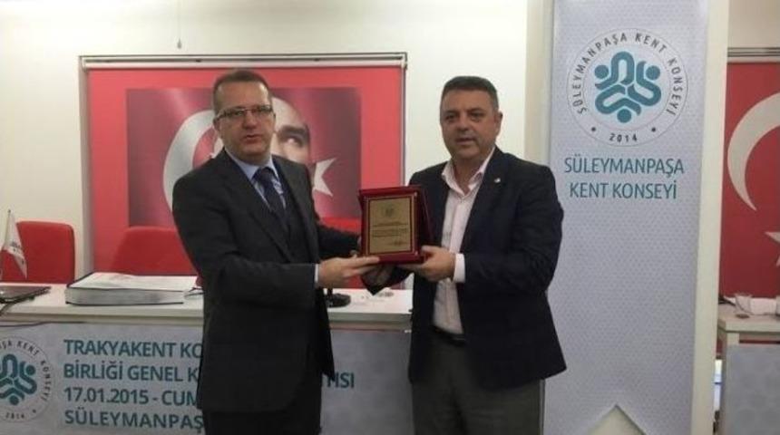 Trakya Kent Konseyleri Birliği Başkanı Ufuk Bekir Ers&ouml;z Oldu