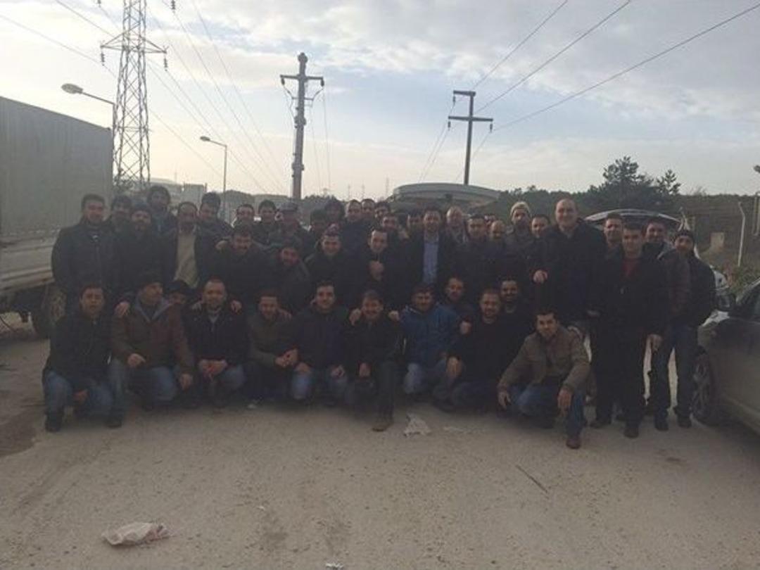 &Ccedil;amiş Madencilik İş&ccedil;ilerinden Eylem