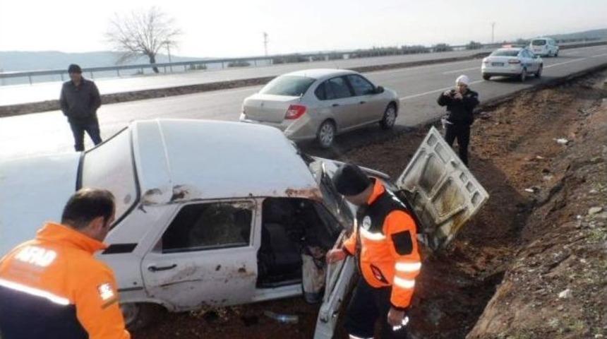 Kilis&rsquo;te Trafik Kazası: 1 Yaralı