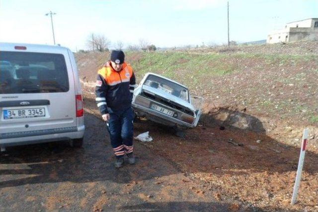 Kilis&rsquo;te Trafik Kazası: 1 Yaralı 1