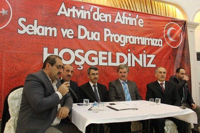 ’artvin’den Afrin’e Selam Ve Dua’ Programı