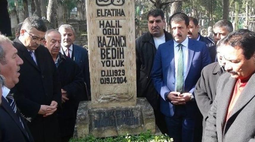 Kazancı Bedih Mezarı Başında Anıldı