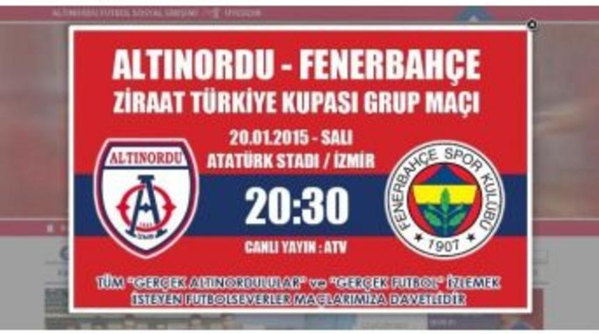 Altınordu - Fenerbah&ccedil;e Ma&ccedil;ına Doğru