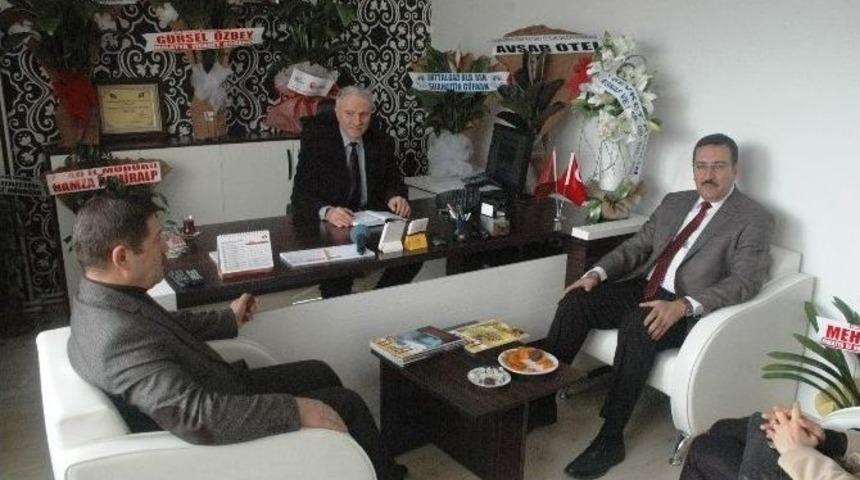 Milletvekili Aday Adayı T&uuml;fenkci&rsquo;den Bik Şube M&uuml;d&uuml;r&uuml; Abacı&rsquo;ya Ziyaret
