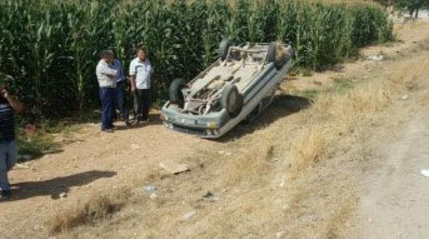 Suru&ccedil;&rsquo;ta Otomobil Takla Attı