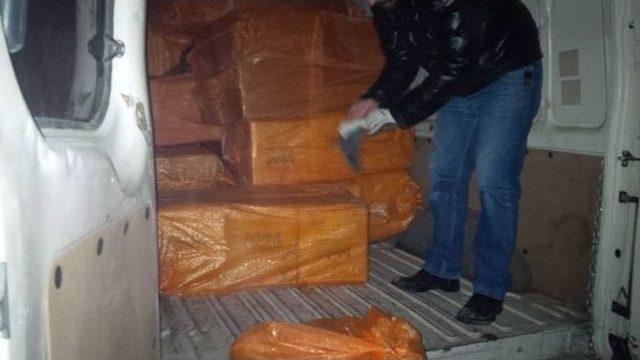 Hakkari’de 33 Bin Paket Kaçak Sigara Ele Geçirildi