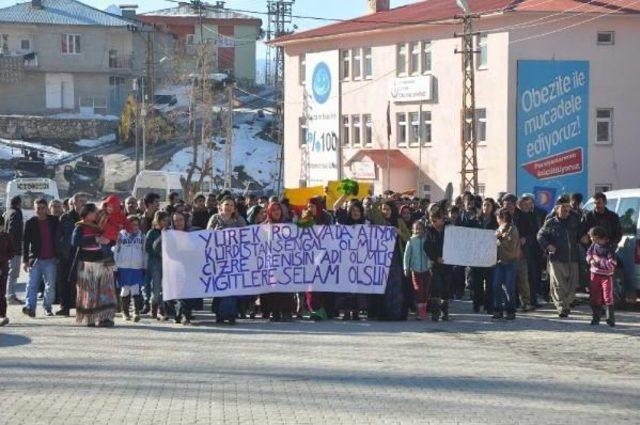 Çukurca'da Cizre Olayları Protesto Edildi