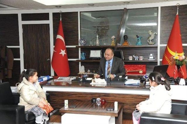 Gazipaşa İlkokulu &Ouml;ğrencilerinden Başkan Babaş&rsquo;a Ziyaret 3
