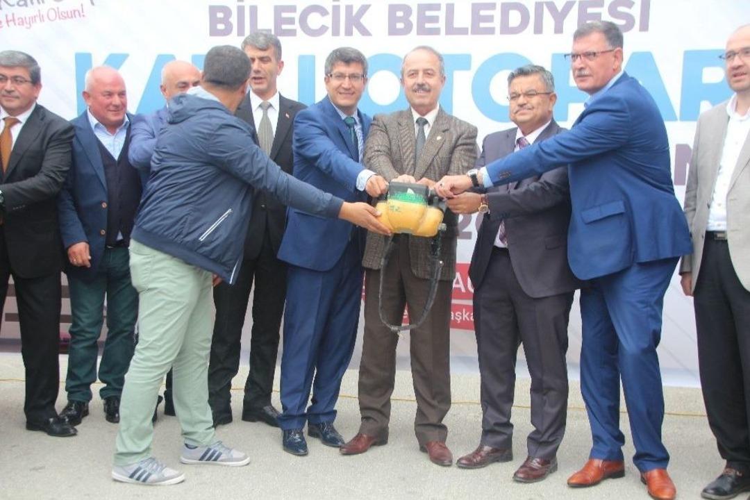 Bilecik&rsquo;in İlk Katlı Otoparkının Temelleri Atıldı
