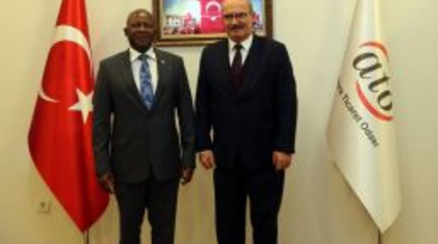 G&uuml;ney Afrika B&uuml;y&uuml;kel&ccedil;isi Malefane&rsquo;den Ato&rsquo;ya Ziyaret