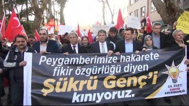 Sarıyer Belediyesi &Ouml;n&uuml;nde Siyah &Ccedil;elenk Eylemi 1