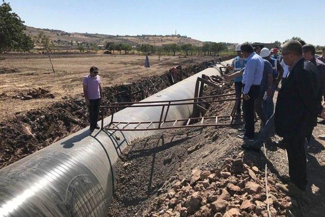 Gaziantep’in Su Sorununu Çözecek Projede Çalışmalar Son Sürat