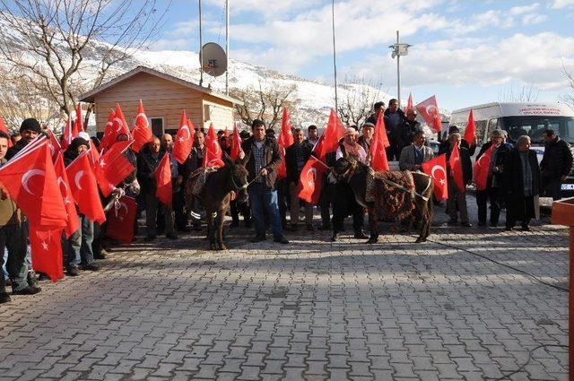 Sarıveliler’de 200 Kişi Afrin Operasyonuna Katılmak İçin Dilekçe Verdi