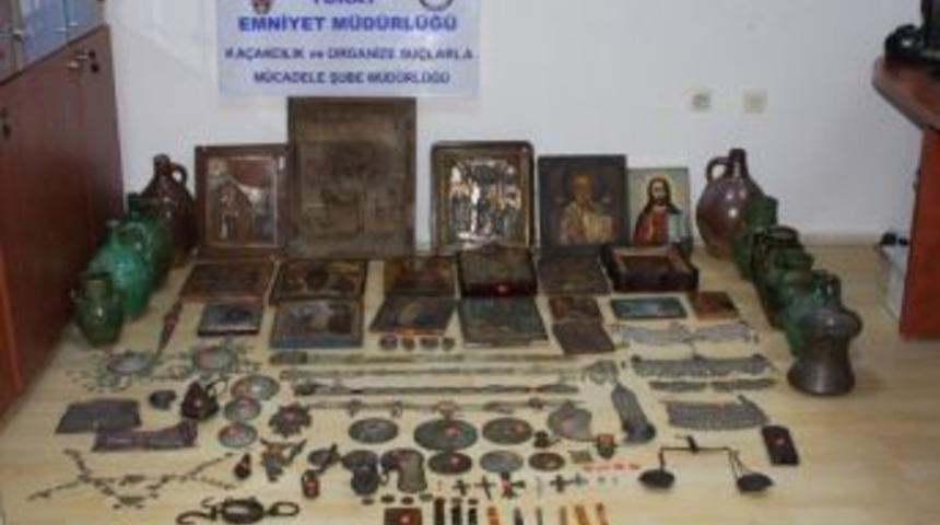 İnternetten Tarihi Eser Satarken Yakalandı