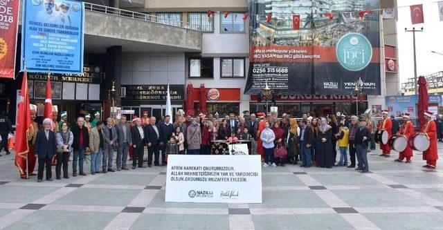 Nazilli Belediyesi’nden Afrin Kahramanlarına Mehterli Destek