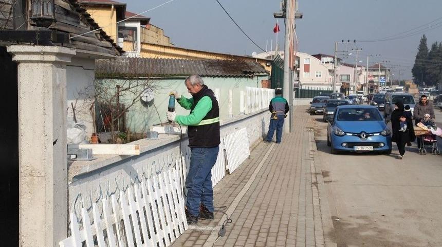 Başiskele&rsquo;de Dekoratif Duvar &Ccedil;alışmaları Devam Ediyor