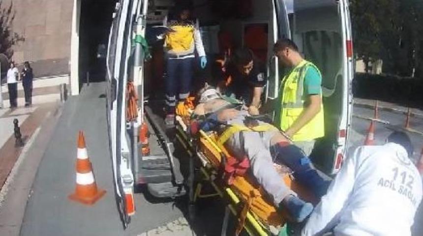 Metro Şantiyesinde Iş Kazası: 1 Yaralı