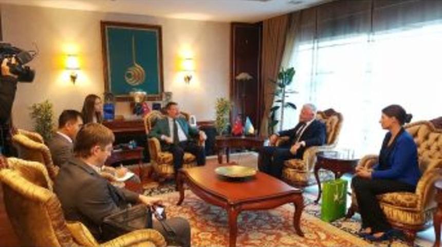 Başkan G&ouml;k&ccedil;ek, Ukrayna Heyetine Ankapark&rsquo;ı Anlattı