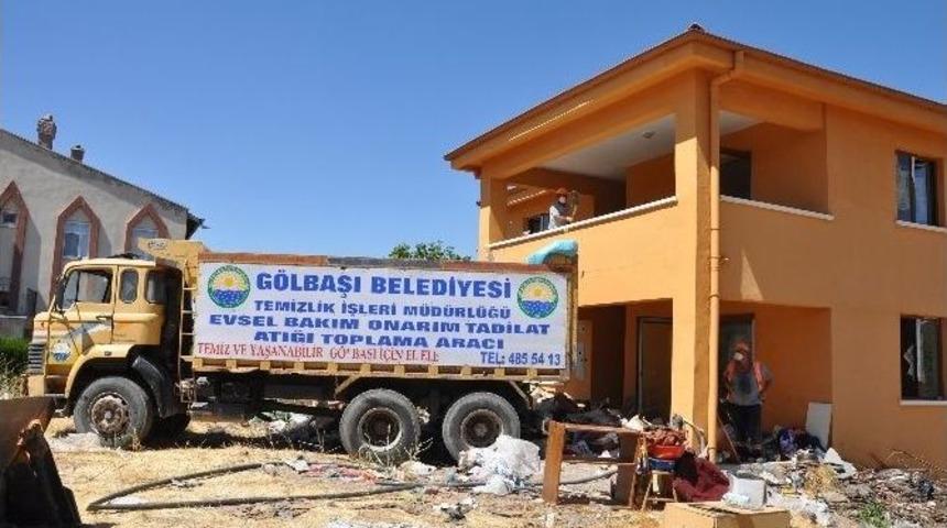 G&ouml;lbaşı&rsquo;nda Temizlik Kampanyası