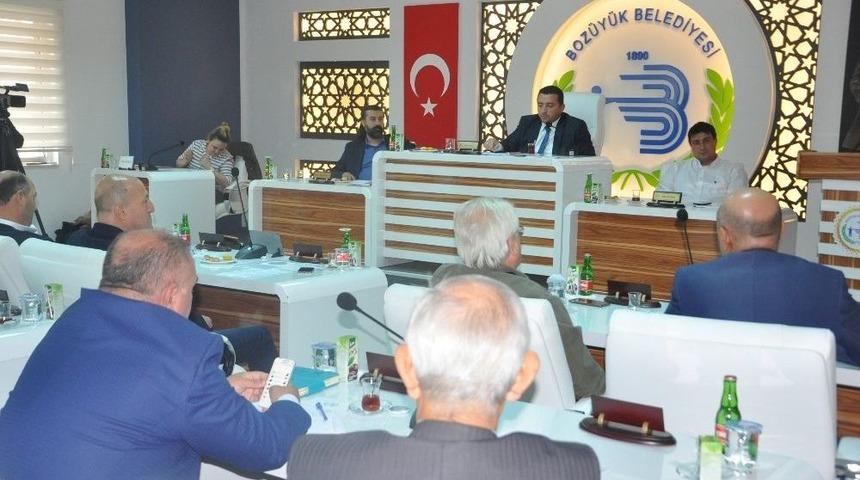 Boz&uuml;y&uuml;k Belediye Meclisinin Ekim Ayı Olağan Meclis Toplantısı Yapıldı