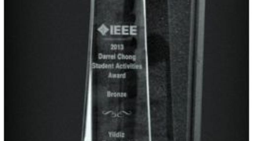 Yt&uuml; Ieee&rsquo;ye &Uuml;&ccedil; &Ouml;d&uuml;l