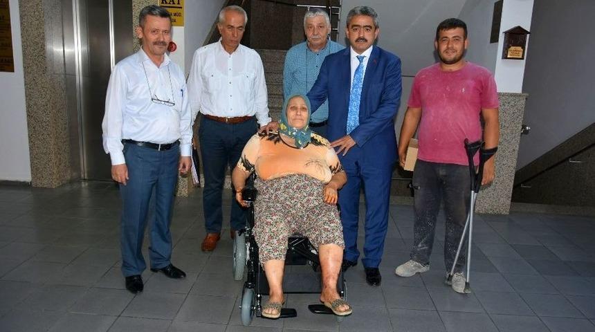 Başkan Alıcık Bir Engelliyi Daha Sevindirdi