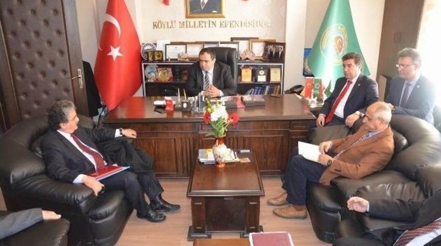 Chp&rsquo;li Milletvekili &Ccedil;am&rsquo;dan Başkan Ko&ccedil;ak&rsquo;a Ziyaret