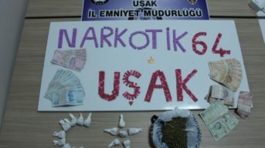 Uşak&rsquo;ta Uyuşturucu Operasyonu