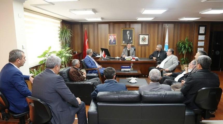 Muhtarlardan Meski&rsquo;ye Teşekk&uuml;r Ziyareti