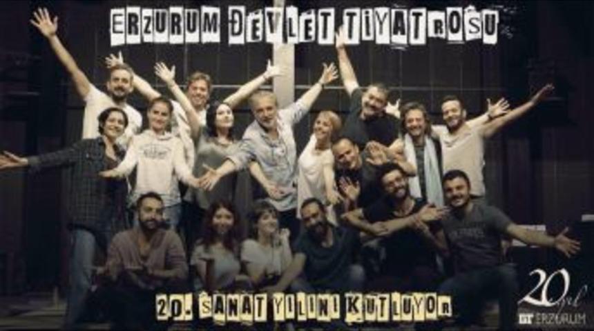Erzurum Devlet Tiyatrosu 20. Yılını Kutluyor