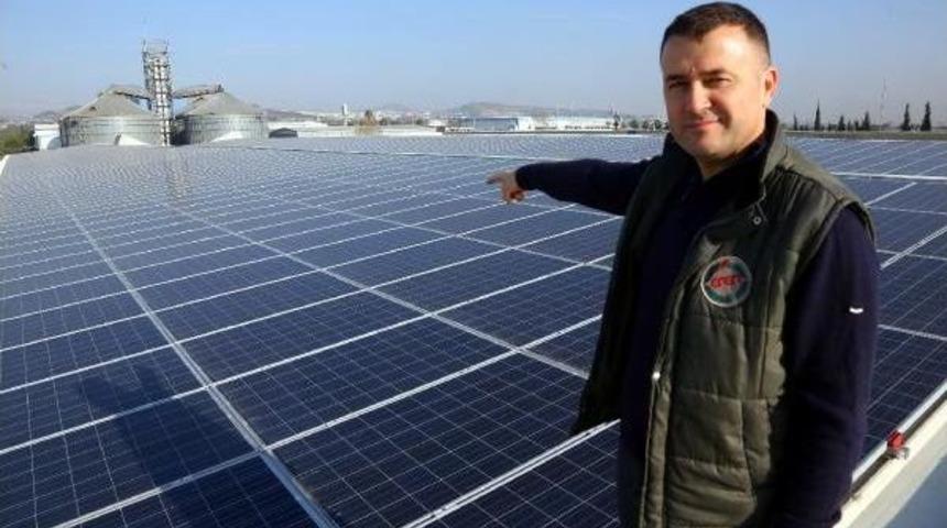 Fabrika Elektriğini G&uuml;neş Enerjisinden Sağlıyor