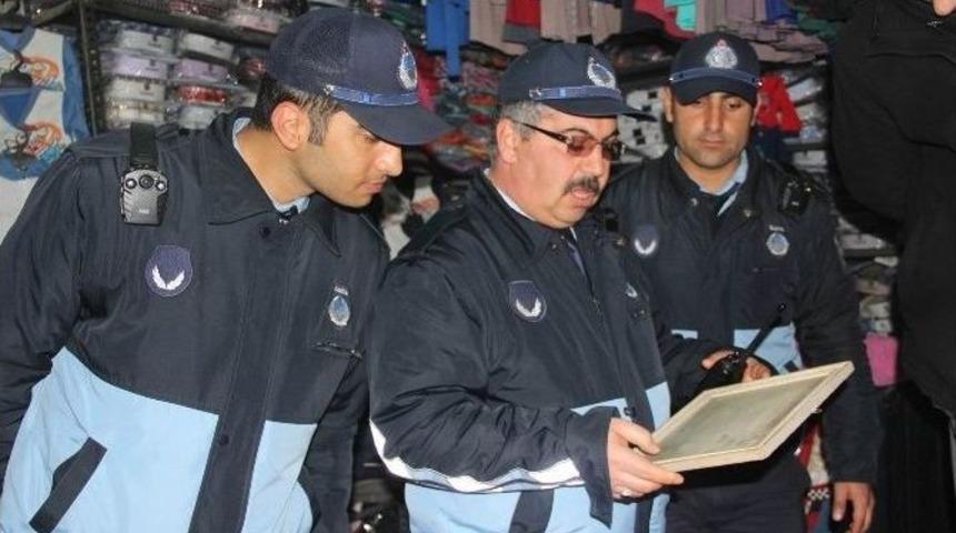 Zabıta Ekibinden Yaka Kameralı Denetim