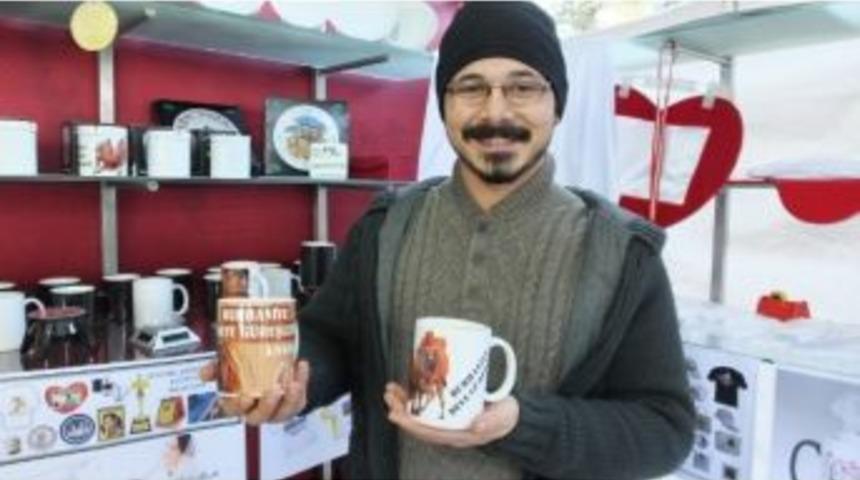 Burhaniye&rsquo; De Seramik Bardaklara &Ouml;zel Baskı İlgi G&ouml;rd&uuml;