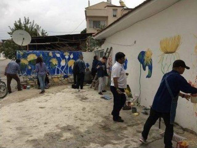 İpek Yolu Sanat &Ccedil;alıştayı Katılımcılarından T&uuml;ll&uuml;şah Resimleri 1