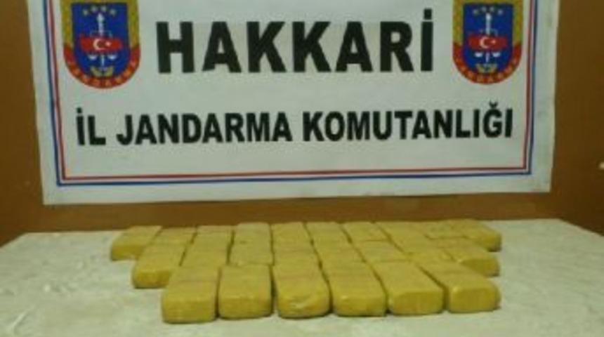 Hakkari'de 12 Kilo  Eroin Ele Ge&ccedil;irildi.