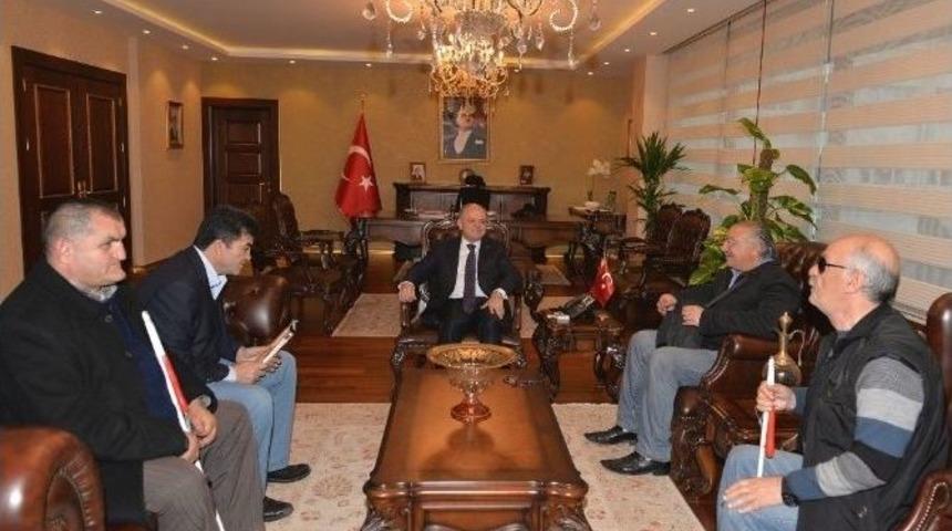 Vali &Ccedil;akacak Sivil Toplum Kuruluşlarının Temsilcilerini Kabul Etti