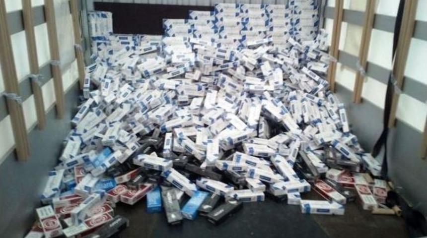 Tekirdağ&rsquo;da 25 Bin 654 Paket Ka&ccedil;ak Sigara Ele Ge&ccedil;irildi